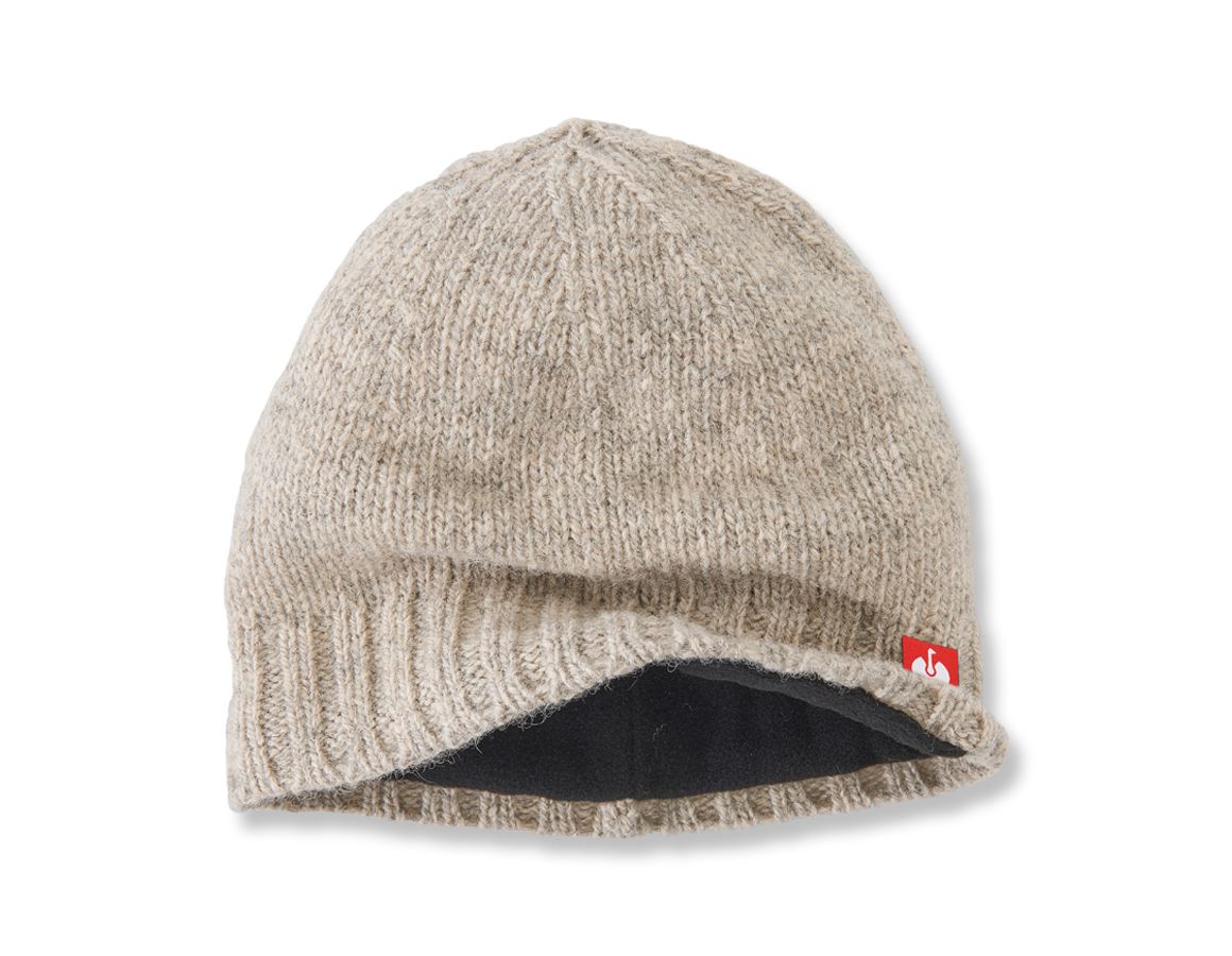 Accessories: e.s. Chunky knit hat + nature