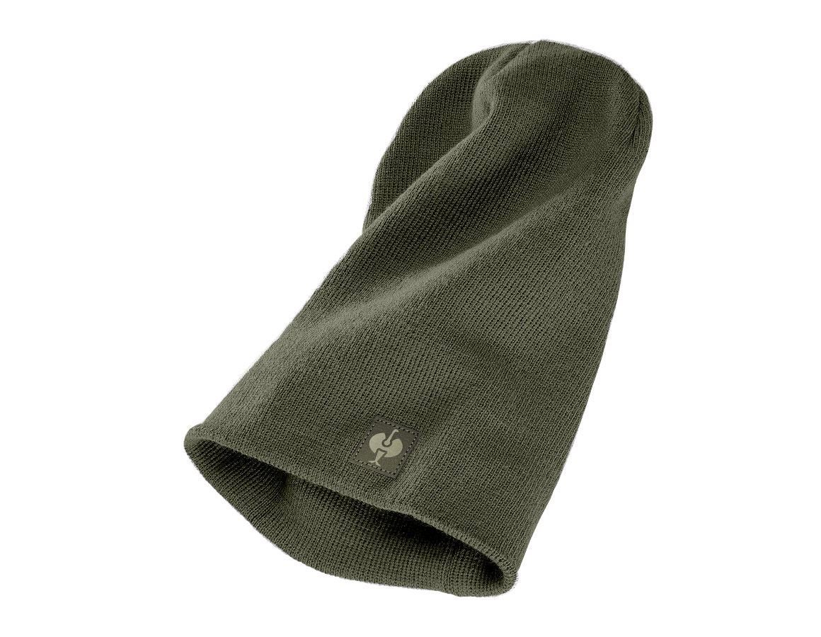 Topics: Knitted cap e.s.motion ten,  children's + disguisegreen