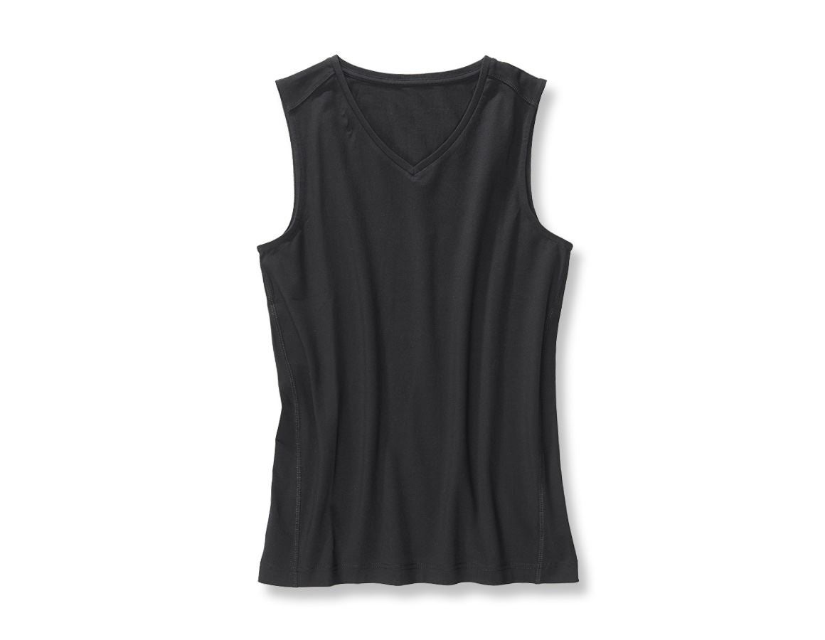 Underkläder |  Underställ: e.s. cotton stretch athletic-tröja + svart