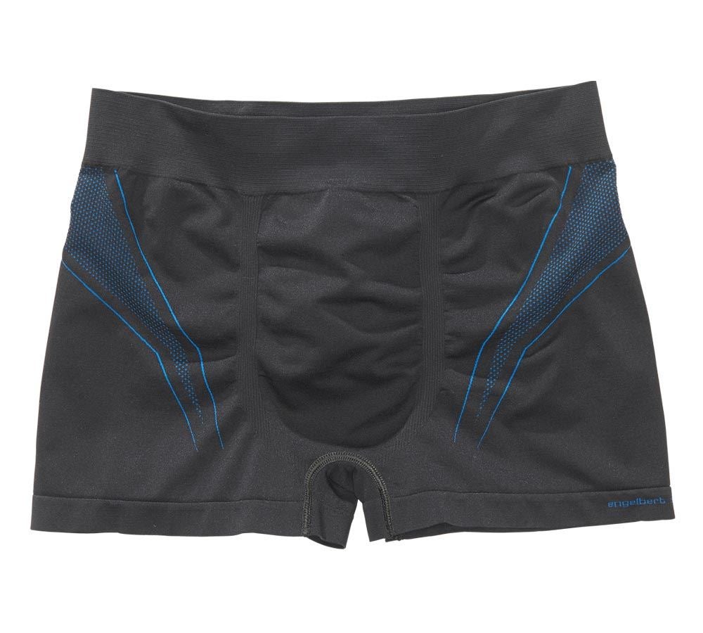 Underkläder |  Underställ: e.s. kalsong seamless - warm + svart/gentianablå