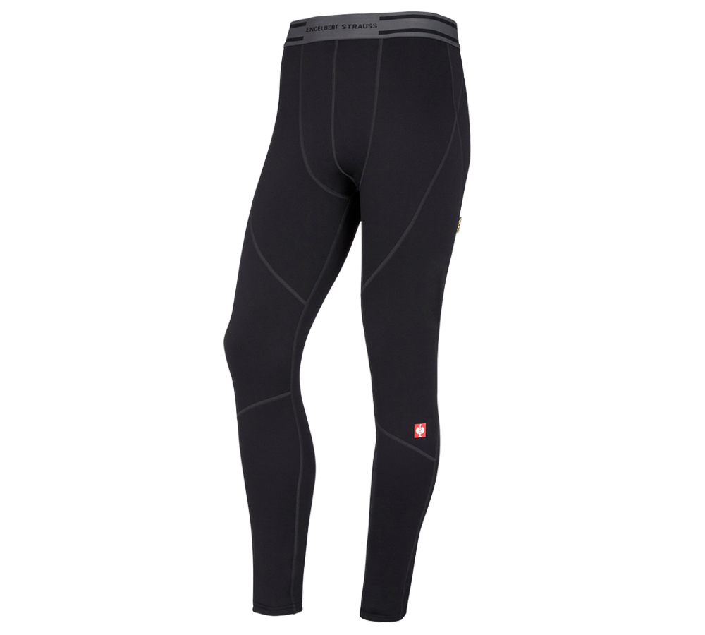 Underwear | Functional Underwear: e.s. functional long-pants thermo stretch-x-warm + black