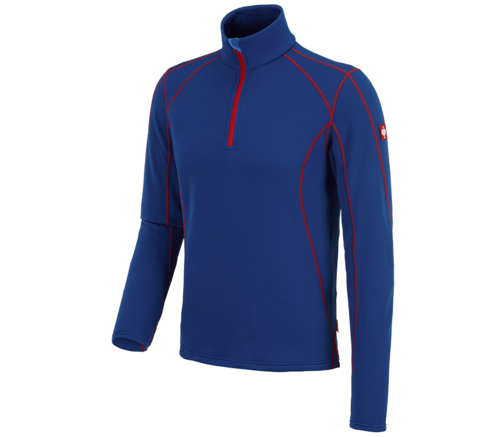 Shirts, Pullover & more: Functional-Troyer thermo stretch e.s.motion 2020 + royal/fiery red