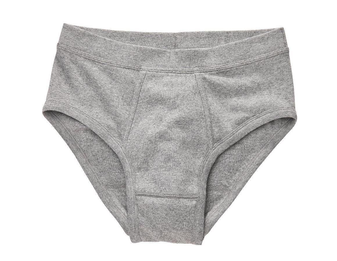 Underkläder |  Underställ: e.s. finribbade kalsonger classic, 2-pack + gråmelerad