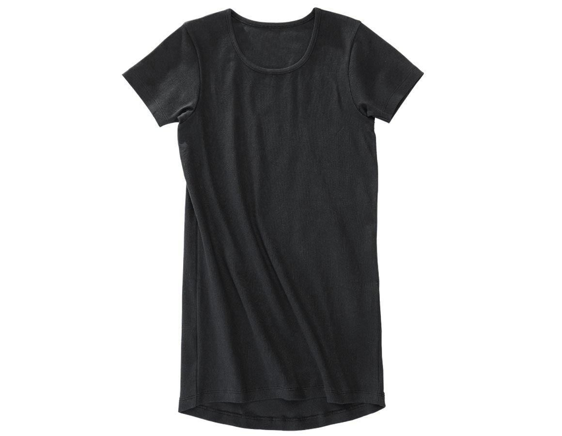 Topics: e.s. cotton rib T-Shirt + black