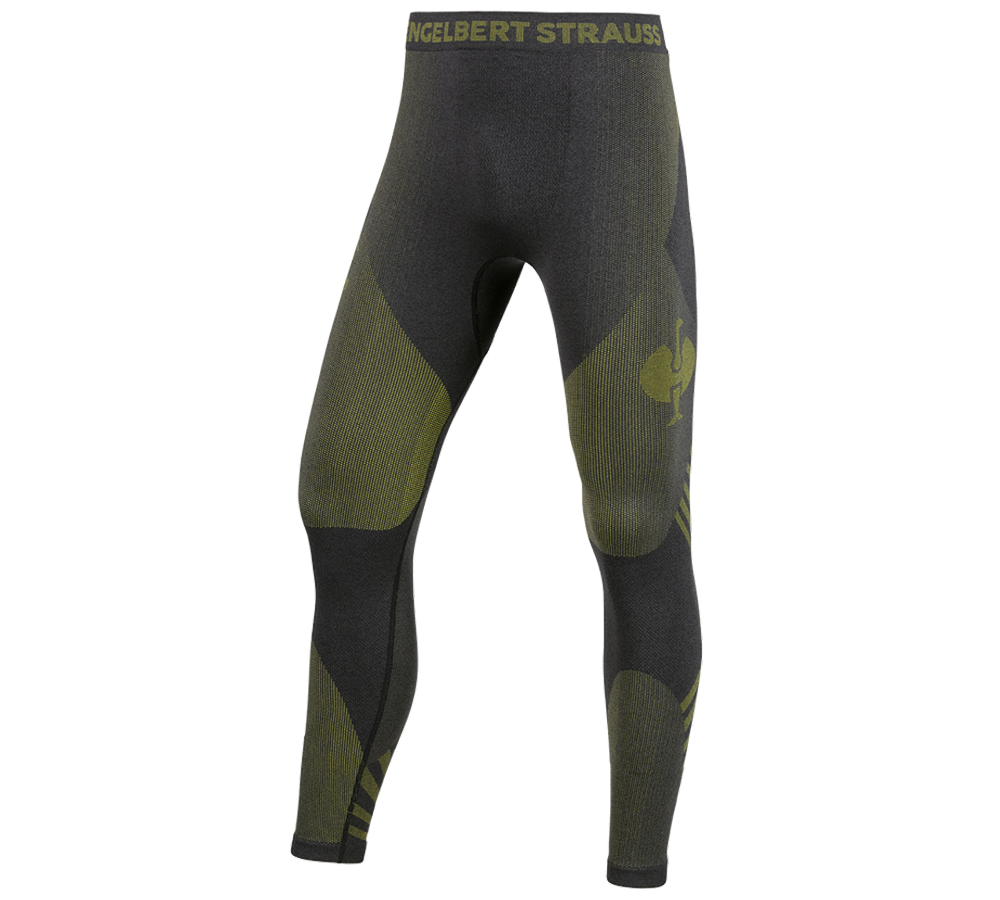 Topics: Functional long-pants e.s.trail seamless-warm + black/acid yellow