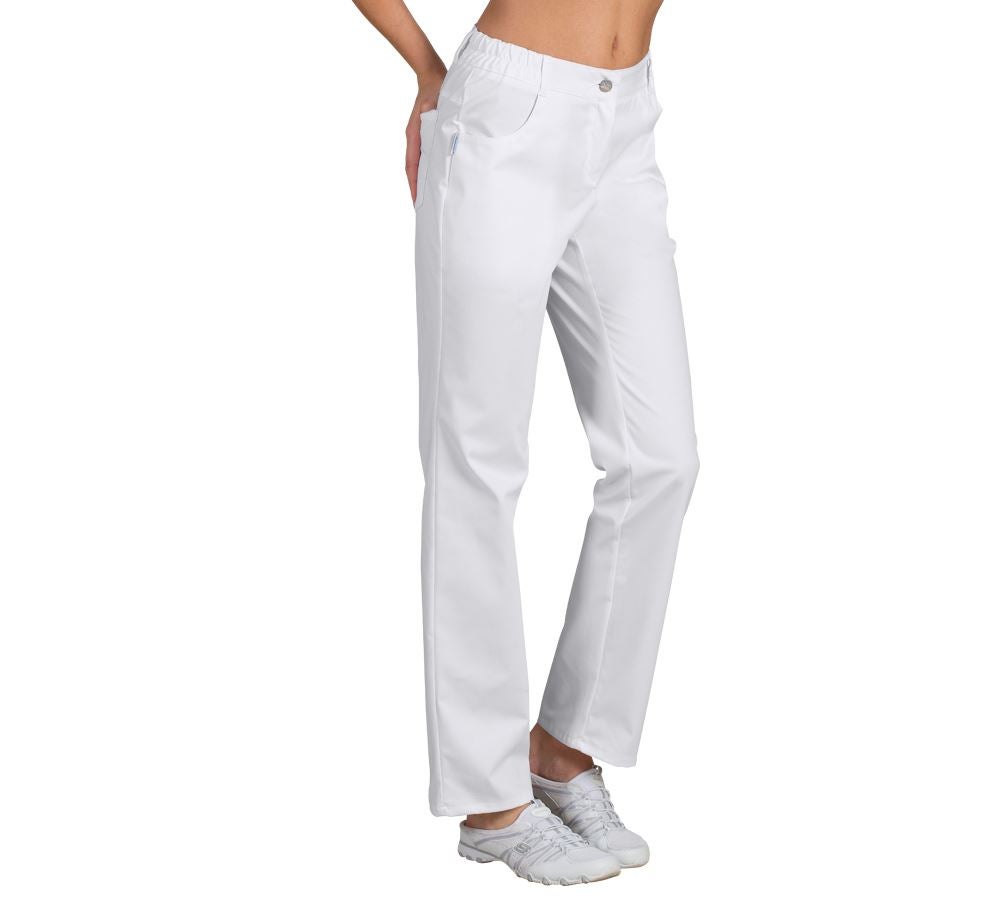 Work Trousers: Ladies' Trousers Winnie + white