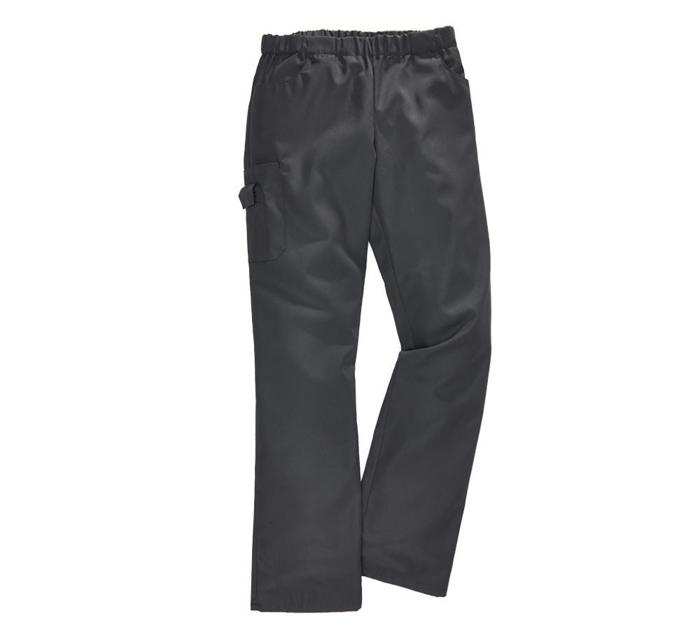 Work Trousers: Pull-on pants Peter + black