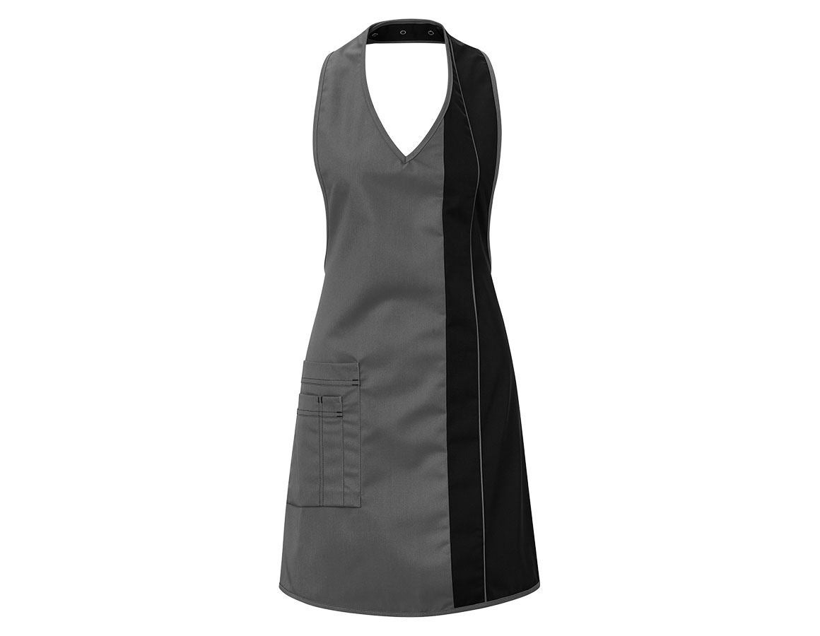 Förkläde: Damförkläde Teresa + grå/svart
