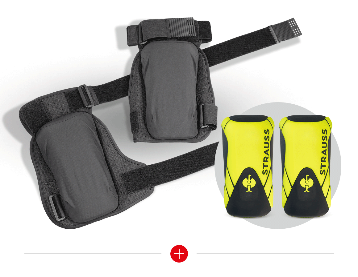 Knäskydd: SET: e.s. Knee Pad+knäskyddsficka Pro-Comfort,soft