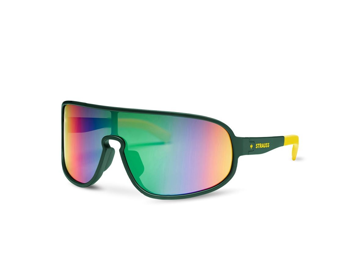 Clothing: Race sunglasses e.s.ambition + green
