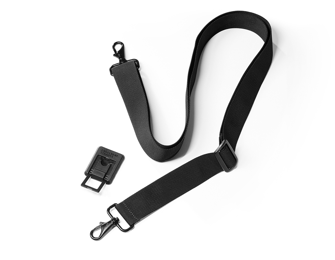 Accessoarer: e.s. phone leash + svart