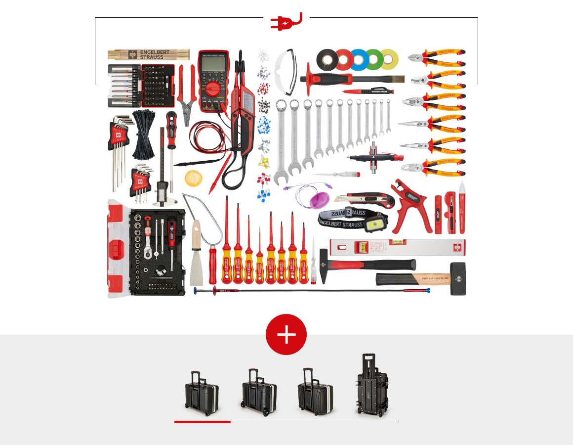 Tools: Tool set Elektro Meister incl. tool trolley