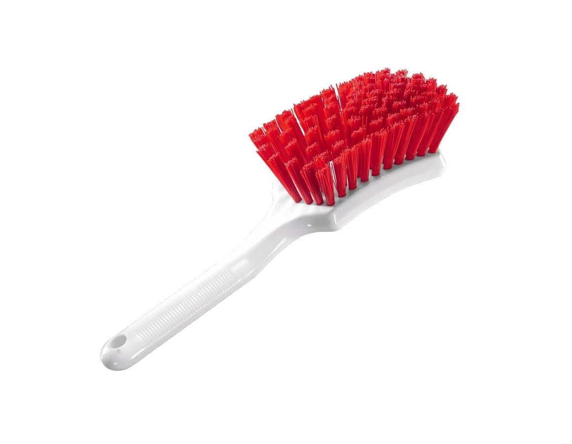 Brooms | Brushes | Scrubbers: Handled hand brush + red