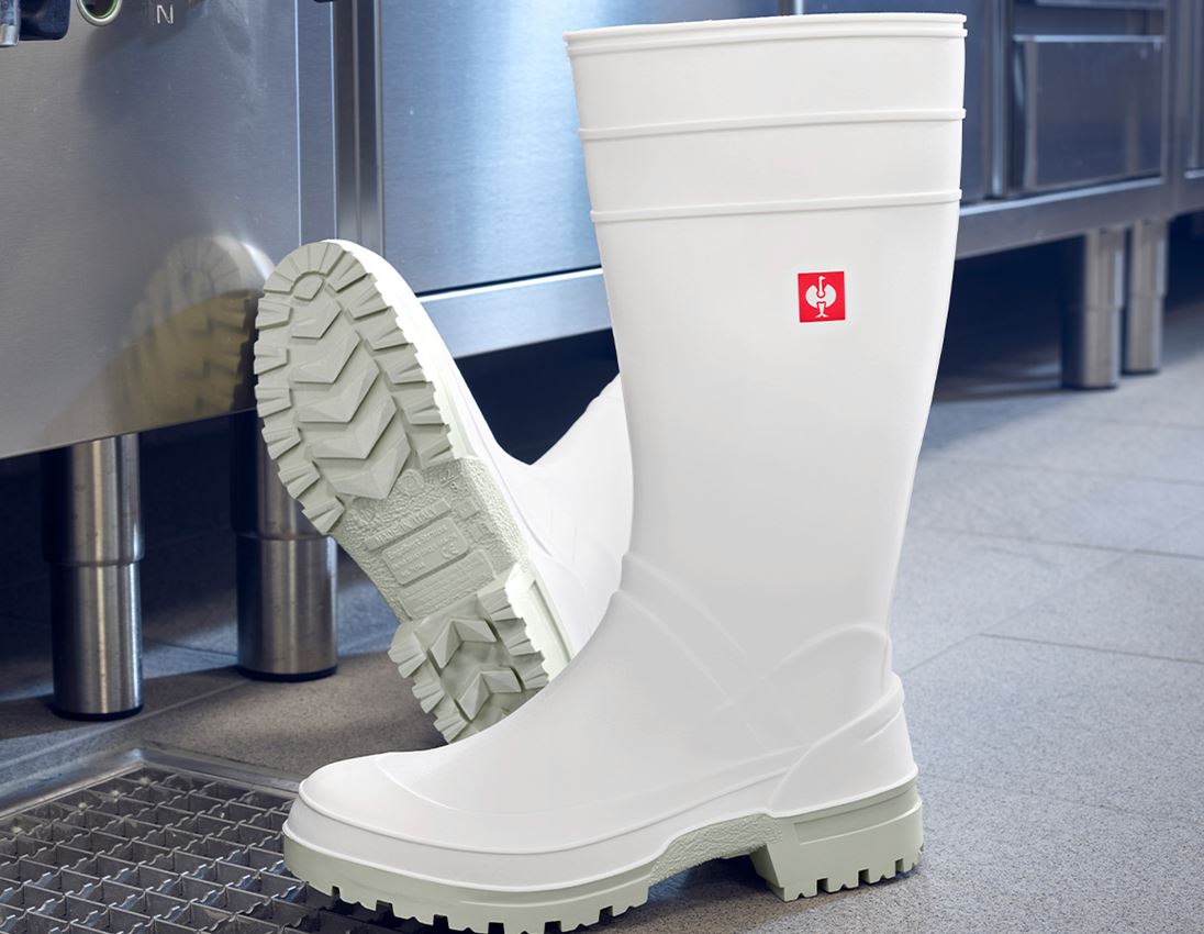 OB: OB Men's special work boots + white