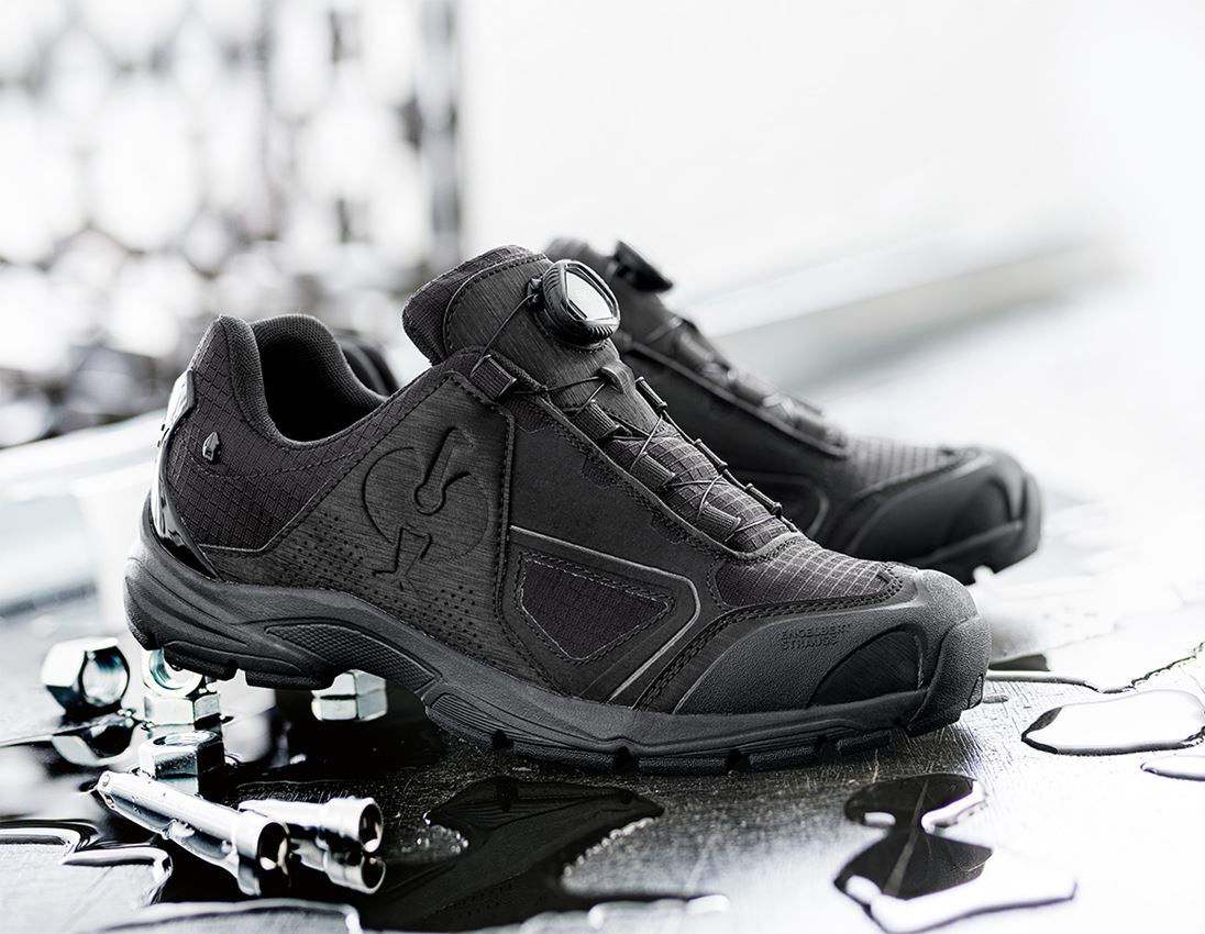Footwear: O2 Work shoes e.s. Minkar II + black