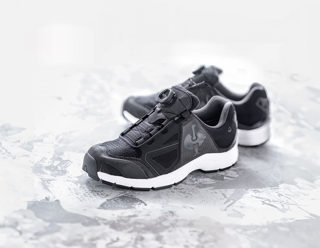 Footwear: O2 Work shoes e.s. Minkar II + black/white