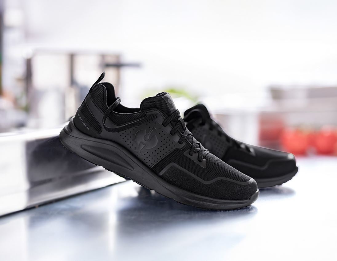 Footwear: O1 Work shoes e.s. Antibes low + black 1