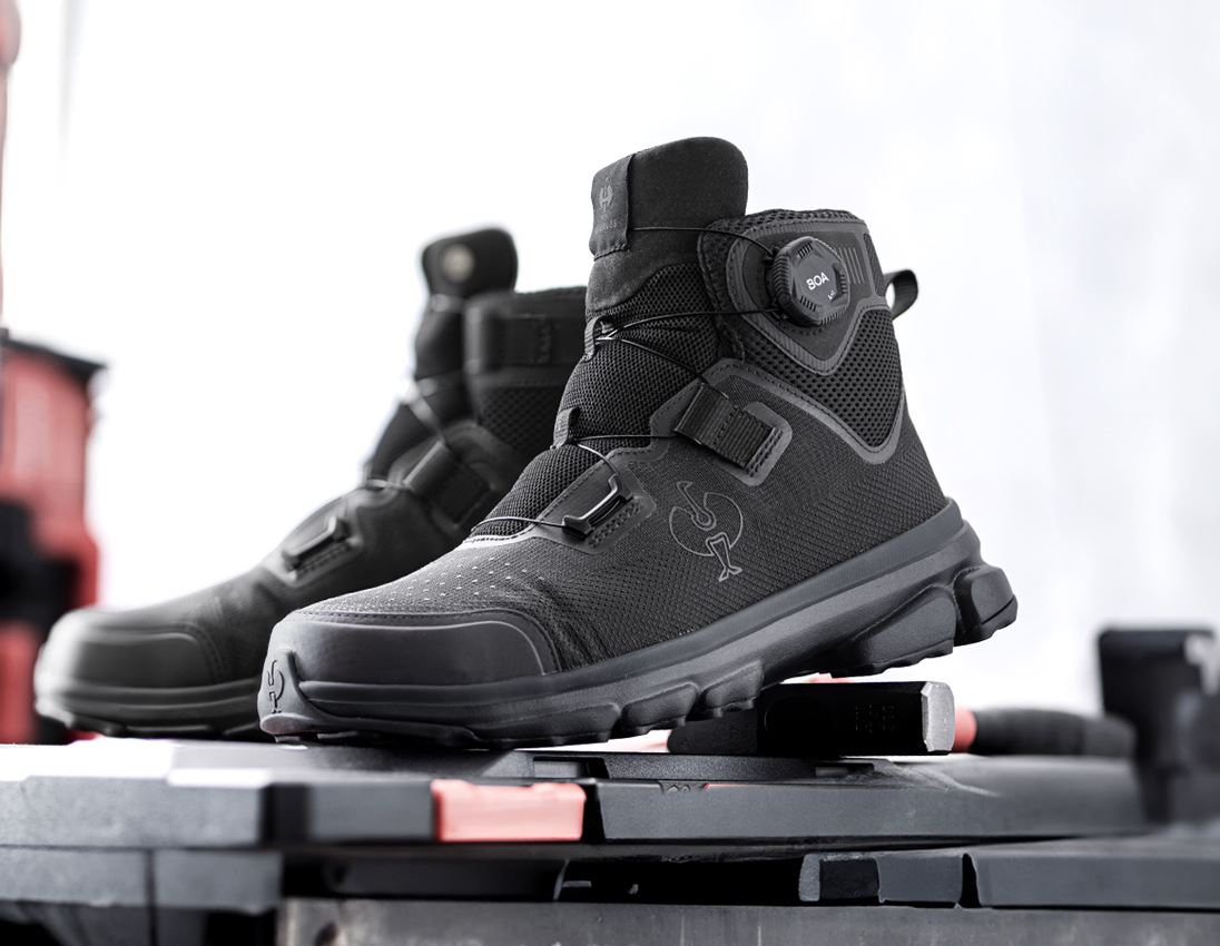 S1: S1 Safety boots e.s. Triest mid + black 1