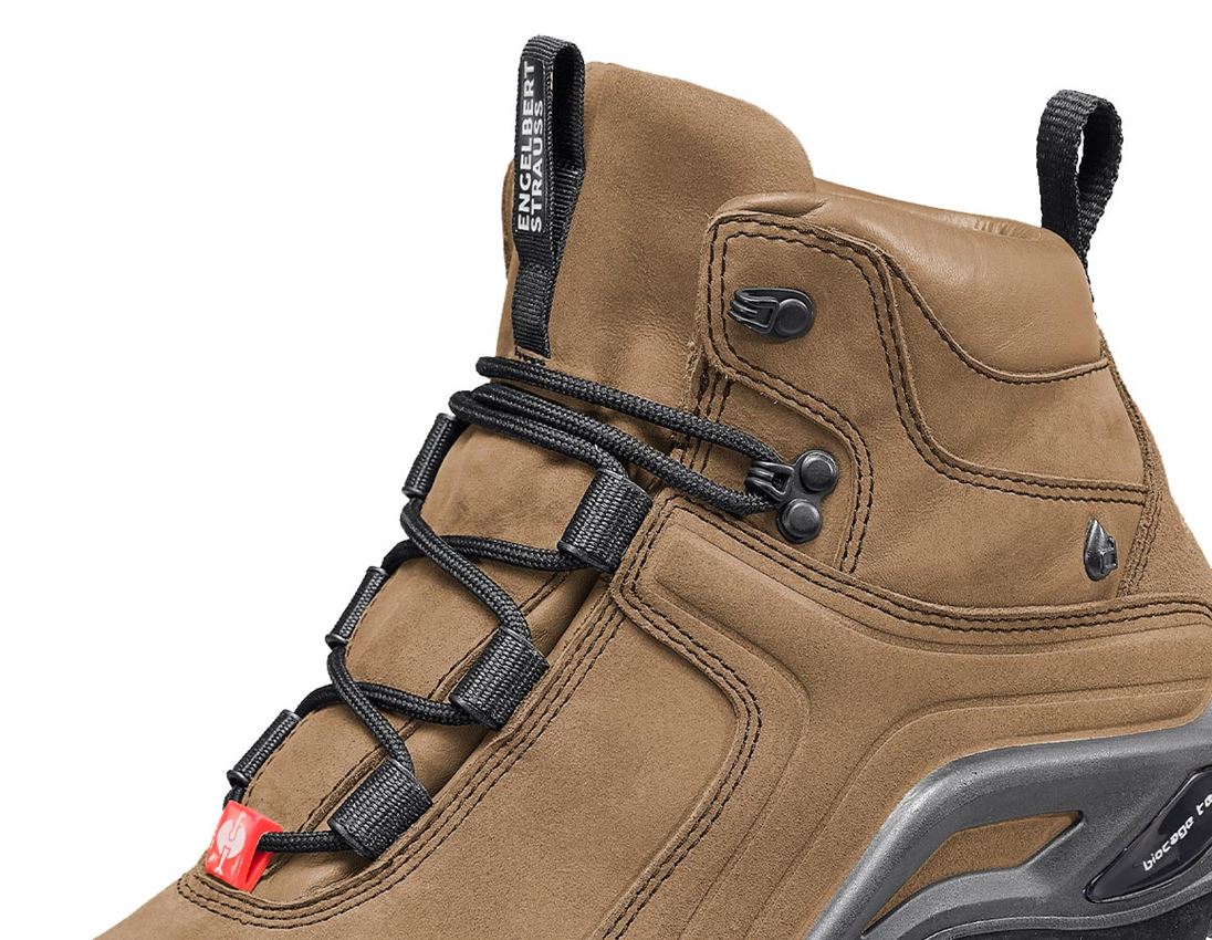 Roofer / Crafts_Footwear: e.s. S3 Safety boots Nembus mid + walnut 2