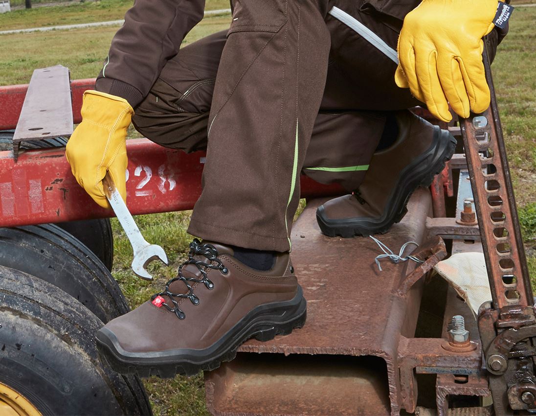 e.s. S3 Safety shoes Cebus bark | low Strauss