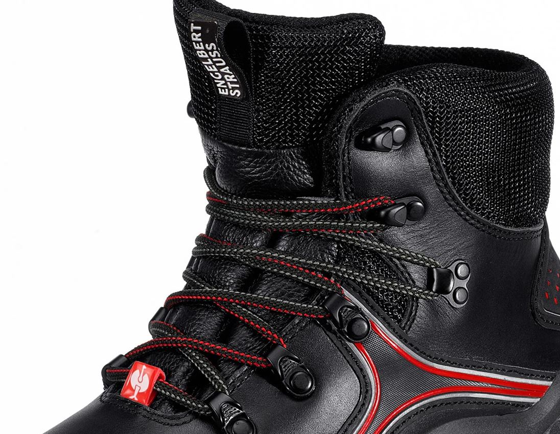 Roofer / Crafts_Footwear: e.s. S3 Safety shoes Avior + black/red 2