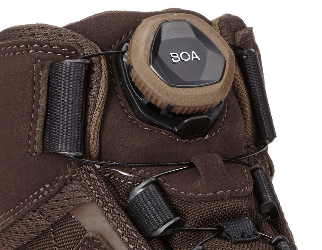 S3: S3 Safety boots e.s. Kastra II mid + chestnut/hazelnut 1