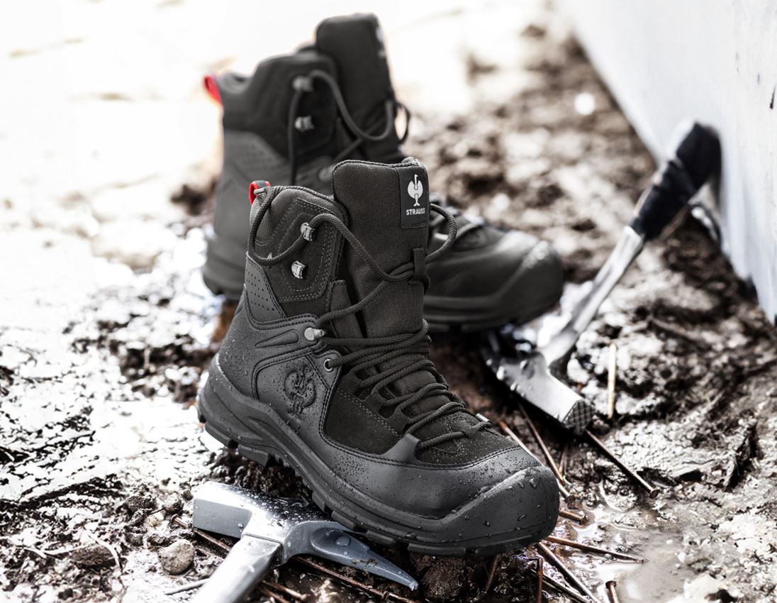 S7: S7 Safety boots e.s. Passau mid + black 1