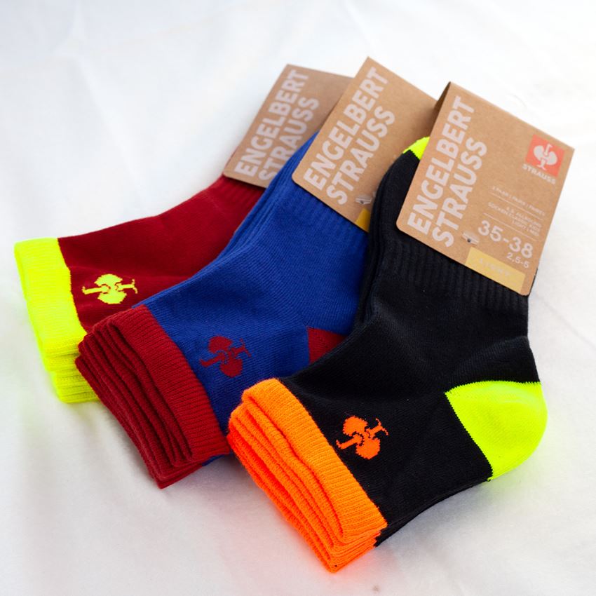 Accessories: e.s. Allround socks Classic light/mid, children's + black/high-vis yellow 2