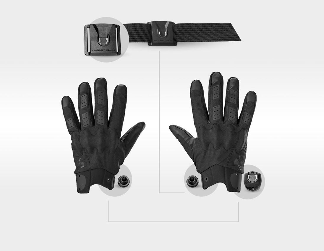 Set | Tillbehör: Handskehållare e.s.tool concept + svart 1