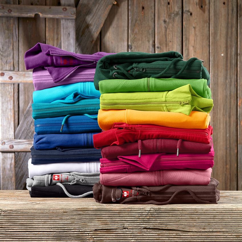 Shirts, Pullover & more: e.s. Sweat jacket poly cotton, ladies' + grey melange 2