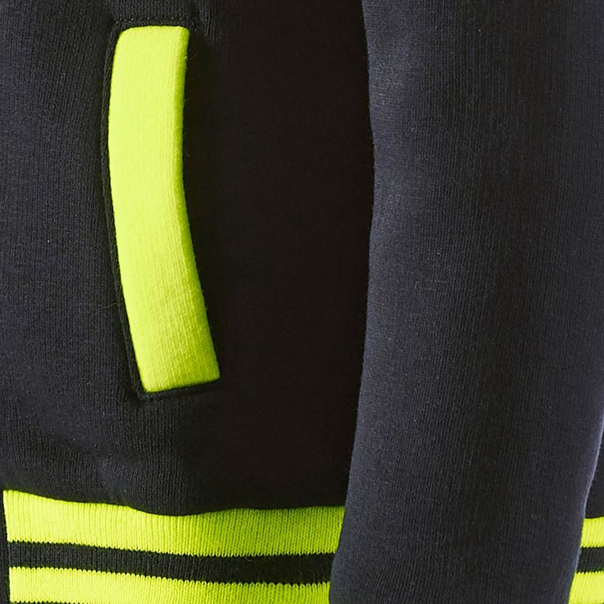 Shirts, Pullover & more: Hoody sweatjacket e.s.motion 2020, children's + black/high-vis yellow/high-vis orange 2
