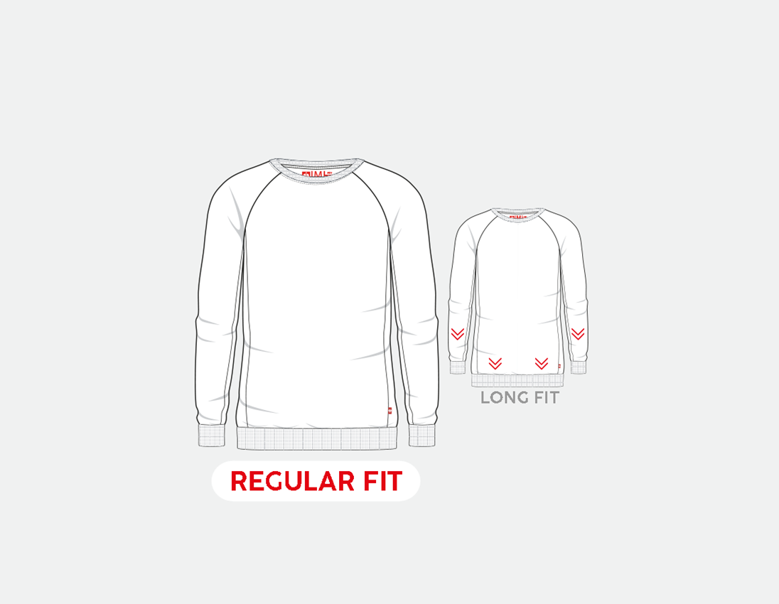 Shirts, Pullover & more: e.s. Sweatshirt cotton stretch + fiery red 1