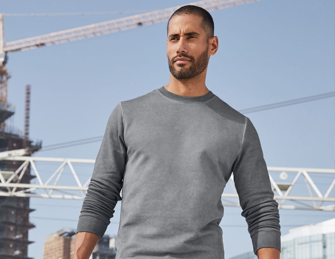 Shirts, Pullover & more: e.s. Sweatshirt vintage poly cotton + cement vintage 2
