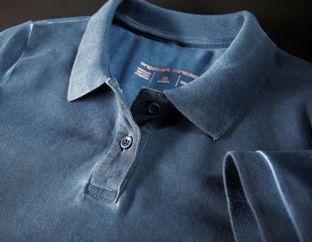 Shirts, Pullover & more: e.s. Polo shirt vintage cotton stretch, ladies' + antiqueblue vintage 2