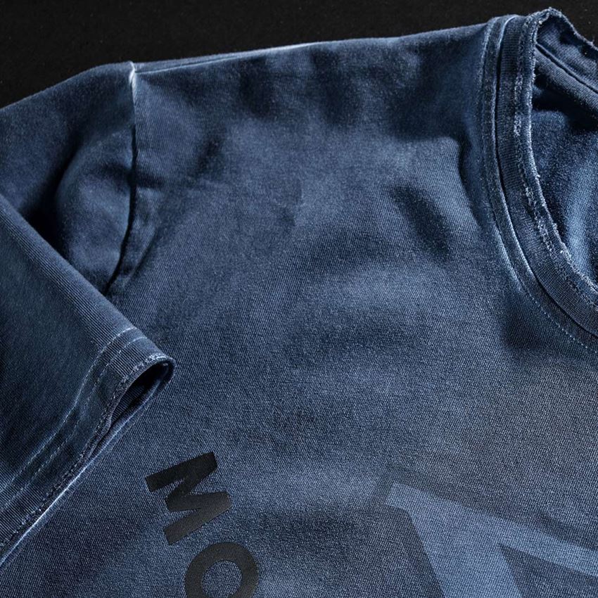 Snickare: T-shirt  e.s.motion ten + skifferblå vintage 2
