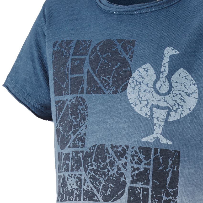 Överdelar: e.s. T-Shirt denim workwear, barn + antikblå vintage 2
