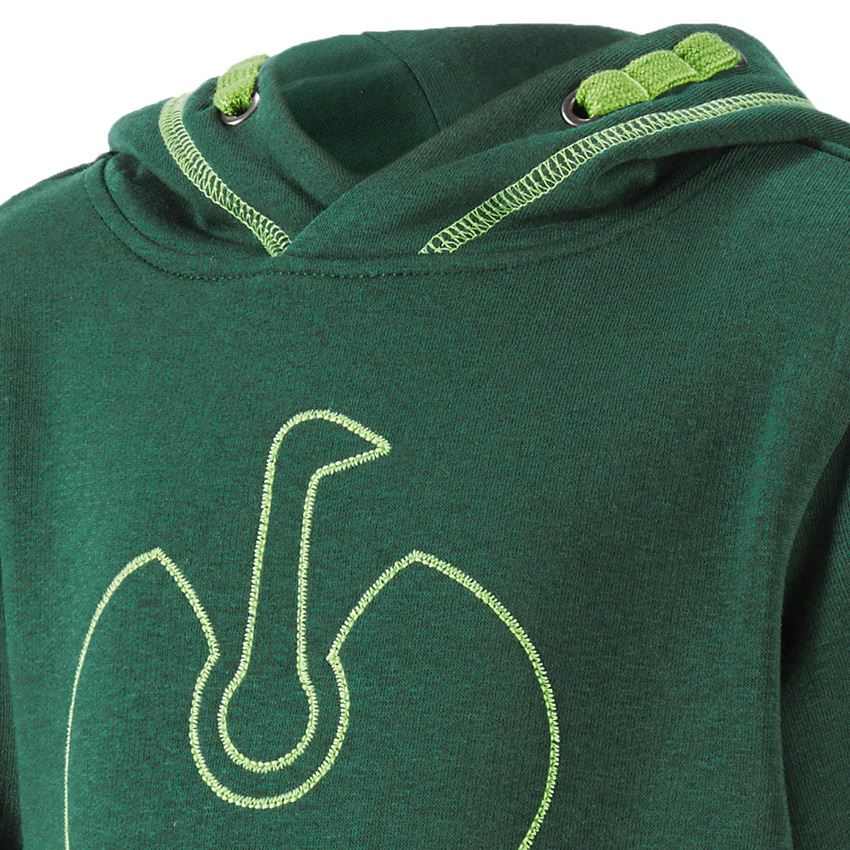 Överdelar: Hoody-Sweatshirt e.s.motion 2020, barn + grön/sjögrön 2