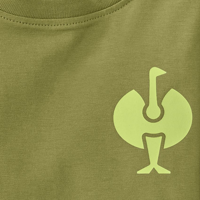 Överdelar: T-Shirt e.s.trail, barn + enegrön/limegrön 2