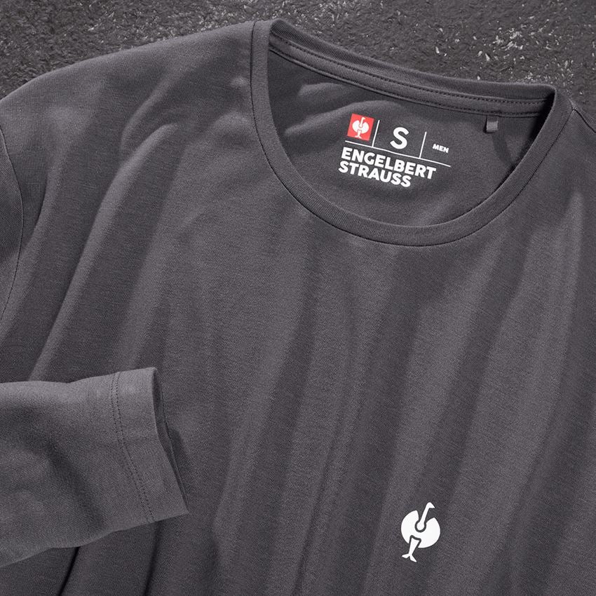 Shirts, Pullover & more: Modal-Longsleeve e.s.concrete + anthracite 2