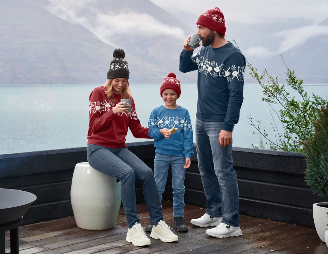 Presentidéer: e.s. Norge-sweatshirt + skuggblå 1