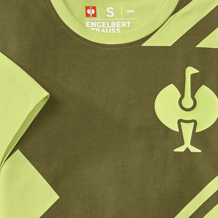 Teman: T-Shirt e.s.trail graphic + enegrön/limegrön 2