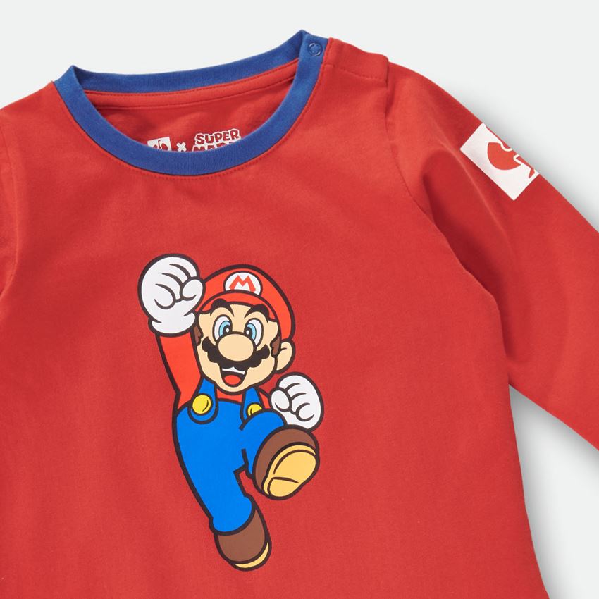 Accessoarer: Super Mario baby-body + strauss röd 2