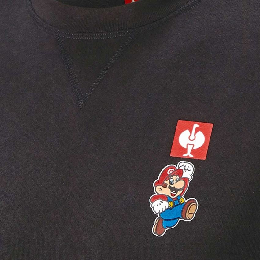 Samarbeten: Super Mario sweatshirt, herr + svart 2