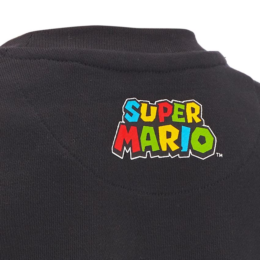 Överdelar: Super Mario sweatshirt, barn + svart 2