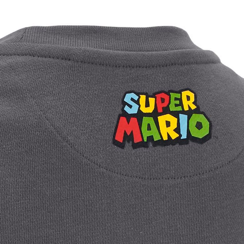 Överdelar: Super Mario sweatshirt, barn + antracit 2