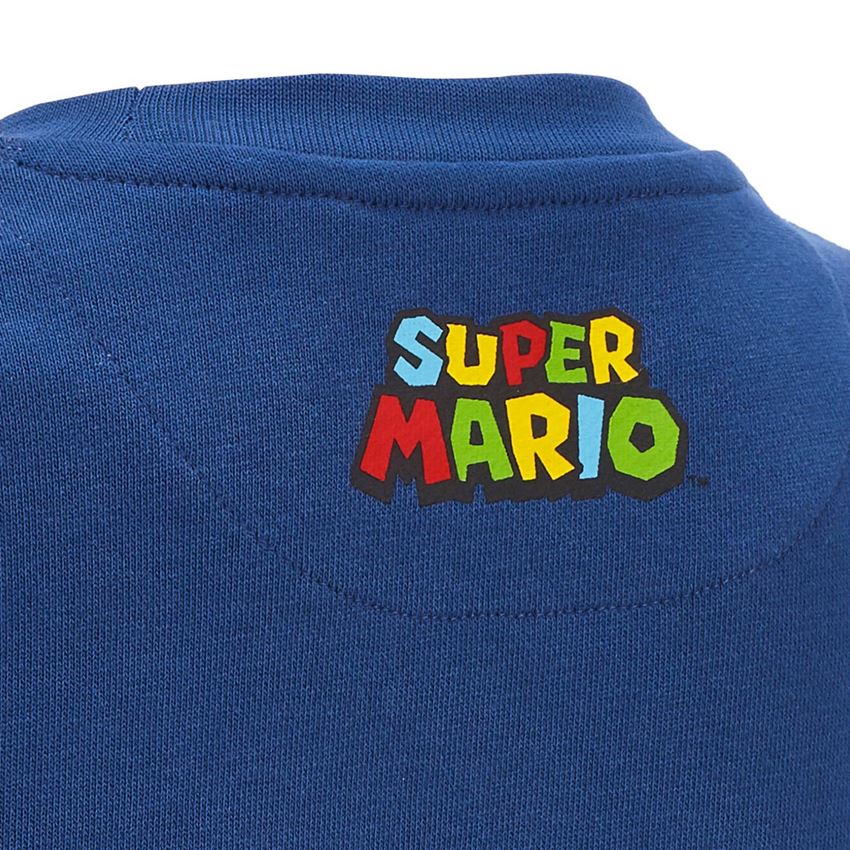Överdelar: Super Mario sweatshirt, barn + alkaliblå 2