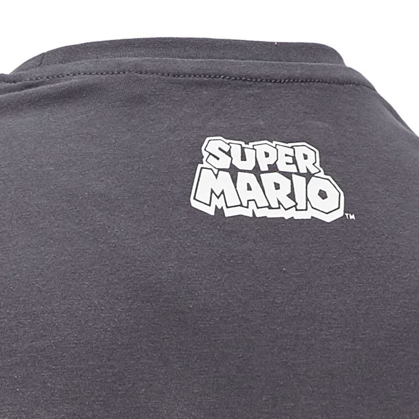 Överdelar: Super Mario t-shirt, herr + antracit 2