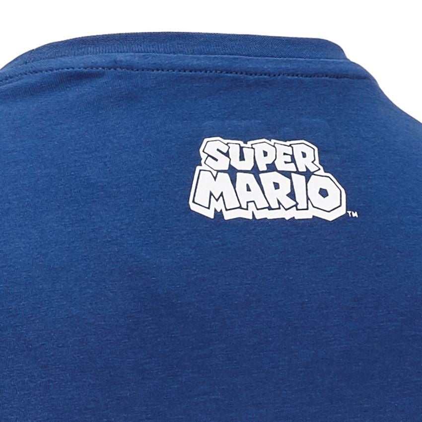 Överdelar: Super Mario t-shirt, herr + alkaliblå 2