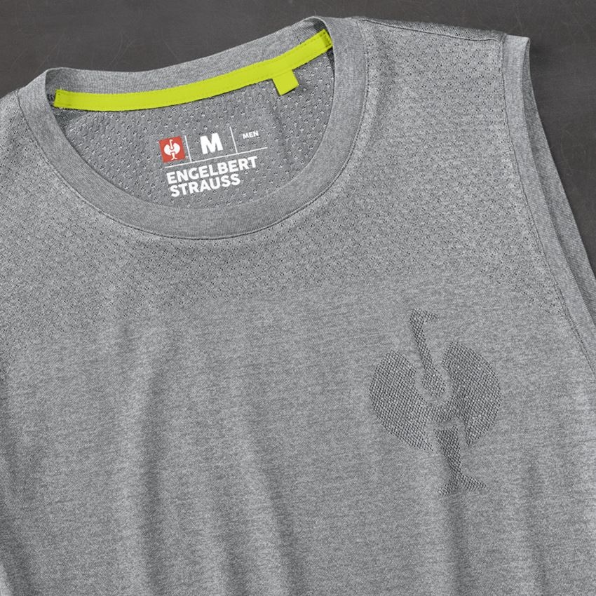 Överdelar: Athletic-shirt seamless e.s.trail + basaltgrå melange 2