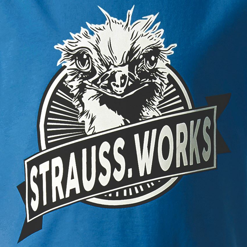 Shirts, Pullover & more: e.s. T-shirt strauss works, children's + gentianblue 2